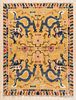Semi-antique Chinese dragon rug, 6'5'' x 4'10''.