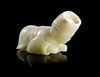 A Carved Jade Figure of an Official Length 3 inches.