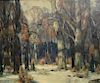 John Fabian Carlson (1874-1945), 
oil on canvas, 
"Sunny Glades", Landscape, 
signed lower left: John F. Carlson, 
label on verso: G...