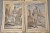 Frans Balthazar Solvyns (1760-1824), 
pair of hand colored etchings, 
A Buddee-a, No 34 and A Doam, No 43, 
Rajpoots etched in Calcu...