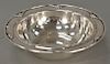 Georg Jensen sterling silver bowl, 
leaf and berry border and rolled edge, marked on bottom: Georg Jensen Denmark 271. 
height 2 3/8...