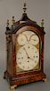 John Bryan mahogany chime clock with twelve bells, 
dial with calendar and chime dial works and face signed: John Bryan London. 
hei...