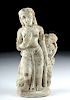 Beautiful Majapahit Stone Figure - Standing Woman