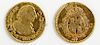 Spanish Carlos III Escudo Gold Coin - 1788