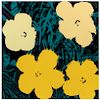 Andy Warhol. 11. 72: Flowers. Serigrafía. Con sello en la parte posterior "Fill in your own signature" Publicada por Sunday B. Morning.