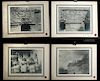 Lot of 4 Early 20th C. Mexican Pedro Guerra Photos