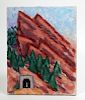 L. Dennis Painting - "Eldorado Mountain" 2001