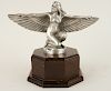 GEORGES COUDRAY SIGNED BRONZE AUTO MASCOT 1910