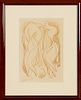 ALEXANDER ARCHIPENKO "BATHERS" LITHOGRAPH SIGNED