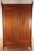 LATE 19TH CENT. FRENCH FAUX BAMBOO ARMOIRE