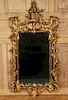 CHIPPENDALE STYLE GILT WOOD MIRROR CARVED