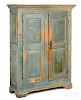 New England or Canadian painted pine cupboard