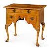 Queen Anne style tiger maple dressing table