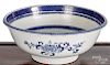 Chinese export porcelain Nanking punch bowl