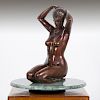 Jean-Luc Brandily (French, 20th Century) Bronze with Pedestal