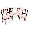 English Upholstered Dining Chairs