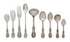 A Partial Set of American Silver Flatware, Reed & Barton, Taunton, MA, 20th Century, comprising; 8 salad forks 8 dinner forks 6