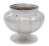 A Silver Footed Rose Bowl, Unknown Maker,