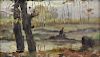 SAIN, Paul Jean Marie. Oil on Panel. Landscape.