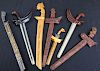 7 Assorted Vintage Kris & Other Edged Weapons