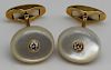 JEWELRY. Pair of Tiffany & Co 18kt, Mother of