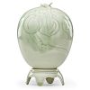 CLIFF LEE Fine celadon vase on stand