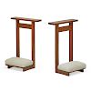 GEORGE NAKASHIMA Two meditation stools