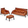 PERCIVAL LAFER Sofa, lounge chair and ottoman