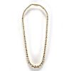 An 18kt. Yellow Gold Lady's Graduated Diamond Necklace,