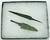 Pair Bronze Arrow Heads, Luristan ca. 800-600 BC