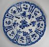 Chinese Kangxi Blue/ White Porcelain Dish. Signed