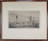 19th C. Orientalist Etching, Signed