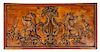 * A French Carved Walnut Panel Height 25 x width 50 inches.