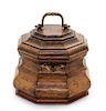 * An English Tea Caddy Height 4 3/4 inches.