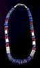 Navajo T&R Singer Discodial Lapis Lazuli Necklace