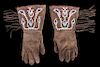 Eastern Sioux Beaded Gauntlets circa 1890