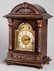 German Kienzle Uhren mahogany mantel clock