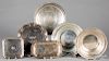 Sterling silver bowls and trays