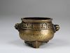 Signed, Bronze Chinese Footed Censer