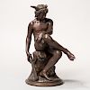After Marius Montagne (French, 1828-1879)    Bronze Figure of Hermes