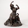 After Eugene Lequesne (French, 1815-1887)    Bronze Classical Figural Group