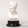 Ferdinando Vichi (Italian, 1875-1945)    White Marble Bust of a Man