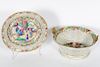 Two Reticluated Chinese Famille Rose Pieces