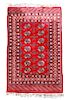 Hand Woven Bokhara Rug or Carpet, 4' 3" x 6' 6"