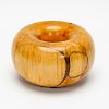 Ed Moulthrop Ash Maple Turned Donut Bowl