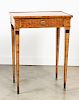 19th C. Louis XVI Parquetry Inlaid Table a Ecrire