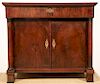 Neoclassical Style Stained Wood Cabinet