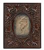 Relief Wood Carving in Black Forest Frame