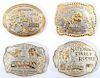 Gold & Silver Plated National Rodeo Buckles