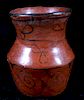 Native American Glazed Maricopa Pottery Jar